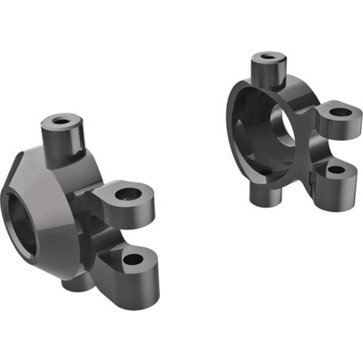 Traxxas алуминиева главина сиво анодирана (лява и дясна)