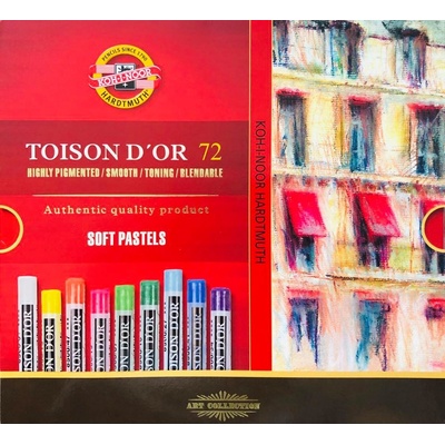 Koh-I-Noor Toison D' Or suché umělecké pastely sada 48 barev