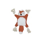  Uniq Pets Plush Dog Toy Rustly Fox with Ropes - плюшена играчка за куче 28 x 26 cm