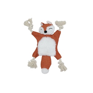 Uniq Pets Plush Dog Toy Rustly Fox with Ropes - плюшена играчка за куче 28 x 26 cm