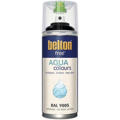 Belton farba v spreji 9005 400 ml vysoký lesk čierna