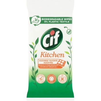 Cif Nature´s Kuchyň biorozložitelné čisticí ubrousky 36 ks