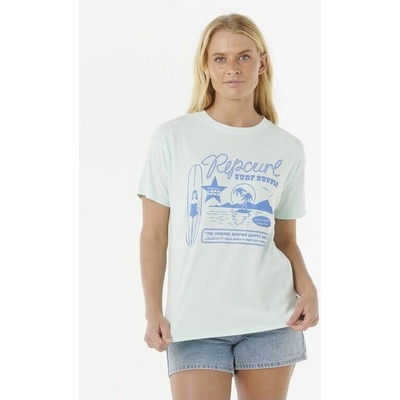 RIP CURL tričko Surf Supply Relaxed Tee Washed Aqua