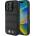 BMW M Perforated And Stitched Line MagSafe калъф за iPhone 16 Pro - черен (3666339324223)