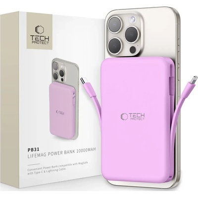 Tech-Protect Pb31 Lifemag 10000 mAh Lavender