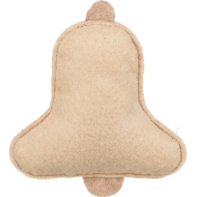 Trixie Vánoční zvoneček s catnipem filc béžová 9,5 cm