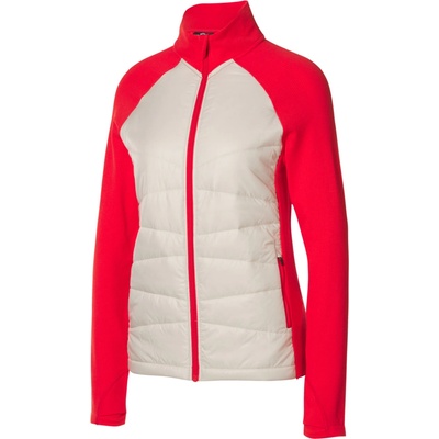 Crivit dámská hybridní bunda červená béžová – Zboží Dáma