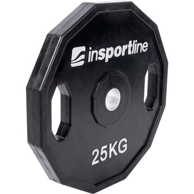inSPORTline Ruberton Pogumovaný kotouč 25 kg 30mm – Zboží Dáma