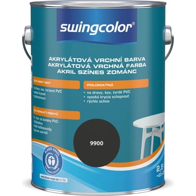 Swingcolor email černý 2,5L 6171