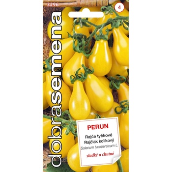Dobré semená Paradajka tyčkové - Perun žltá hruška 40s