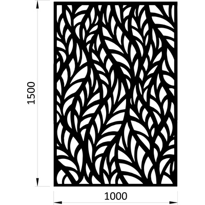 Plech vzor 1295, 1000 x 1500 x 2,5 mm, bez úpravy