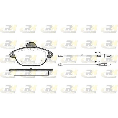 Sada brzdových destiček, kotoučová brzda ROADHOUSE 2608.04