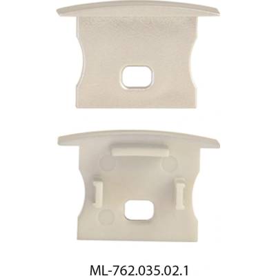ML-762.035.02.1 Koncovka pro AC s otvorem, stříbrná barva, 1ks