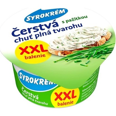 Syrokrém čerstvá chuť XXL s pažítkou 150 g