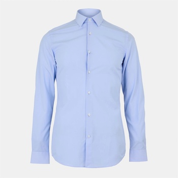 HUGO BOSS Риза Boss Men's T Charlie Long Sleeve Plain Shirt - Pastel Blue
