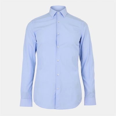 HUGO BOSS Риза Boss Men's T Charlie Long Sleeve Plain Shirt - Pastel Blue
