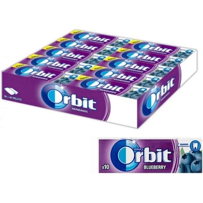 Mars Дъвки Wrigley's Orbit Blueberry 30 броя x 14g кашон