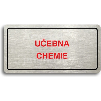 ACCEPT Piktogram UČEBNA CHEMIE - stříbrná tabulka - barevný tisk