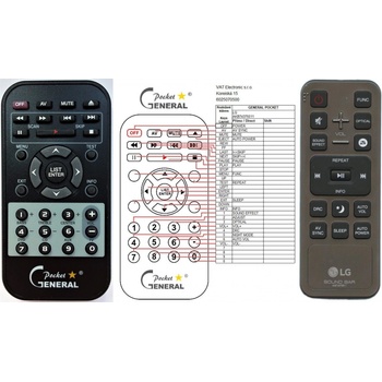 Dálkový ovladač General LG AKB74375511