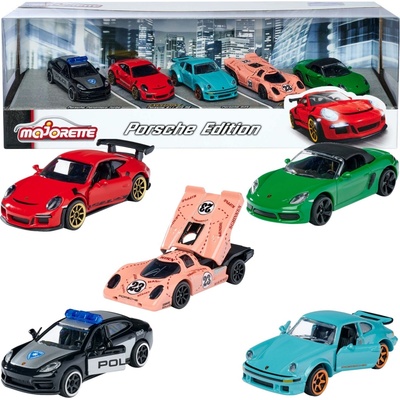 Majorette Porsche Dárková sada 5 ks