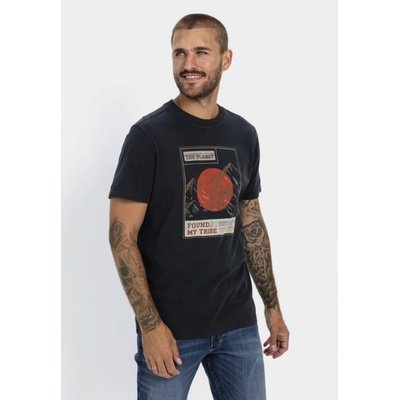 Camel Active T-Shirt 1/2 ARM NIGHT BLUE CHECK