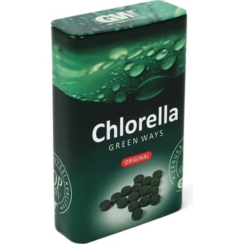 Green Ways cestovní krabička na Chlorellu a zelený ječmen v tabletách