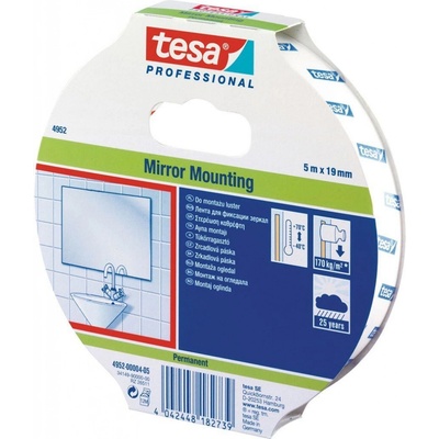 Tesa Páska PRO Mirror na zrkadlá penová 19 mm x 50 m biela