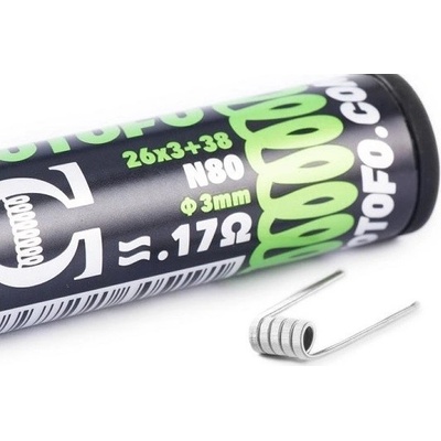 Wotofo Odporový drát hotový Fused Clapton NI80 0,17ohm 10ks