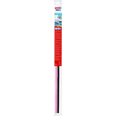 tesamoll® Kartáčová lišta pod dveře STANDARD Barva: průhledná, Rozměr: 1 m : 37 mm, Doplňující informace: životnost 4 roky