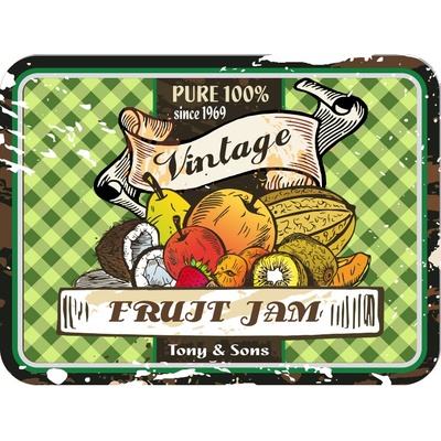 Ceduľa Fruit Jam