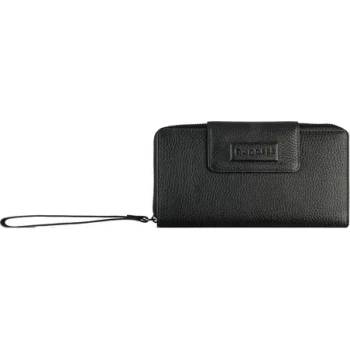 BUGATTI Дамски кожен портфейл Bugatti Elsa Long Zip Wallet, черен (49 4628 01)