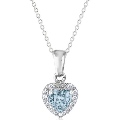 Gemmax Řetízek se srdíčkem z bílého zlata Z8016-70 GBSWM-29581-39271