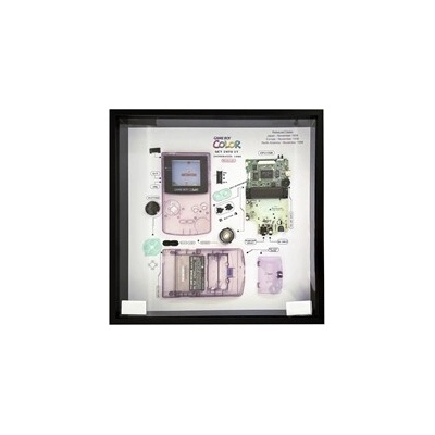 Gameboy Color (Clear Atomic Purple) Shadowbox