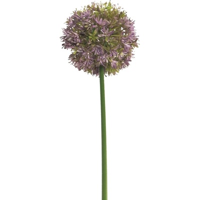 Umělé květina, Pažitka / šnytlík - Allium Natasja levandulová 72 cm