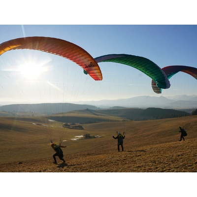 Tandem paragliding