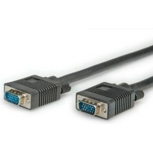 Roline Кабел Roline S3603, от VGA(м) към VGA(м), 3m, черен