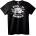 NOONEBRAND Тениска Лош Екип - 2XL, Black