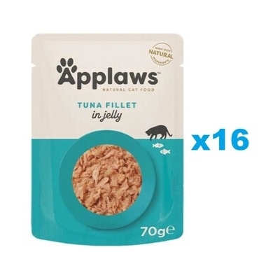 Applaws Adult filé z tuniaka v želé 16 x 70 g