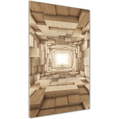 Vertikálny foto obraz sklenený Farebné látky 50x100 cm