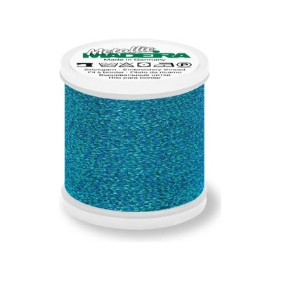 Vyšívací nit Madeira Metallic Sparkling 40 (200m) barva 37 crystal blue