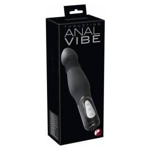 You2Toys Black Thrusting Anal Machine, 23.5 cm, 7 Modes, Silicone