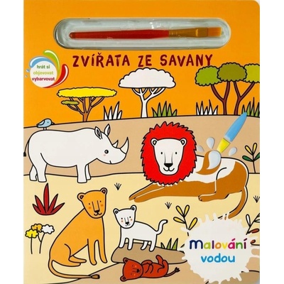 Maľovanie vodou Zvieratá zo savany