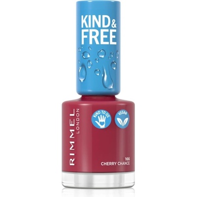 Rimmel Kind & Free lak na nehty 166 Cherry Chance 8 ml