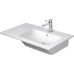 Duravit ME by Starck - Мивка 83x49 см, с преливник, отвор за смесител, място за съхранение отляво, DuraShield, бяла 234683AA00 (234683AA00)