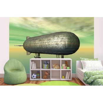 DIMEX ART s. r. o Самозалепваща се флизелинова фототапета дирижабъл 375 x 250 см