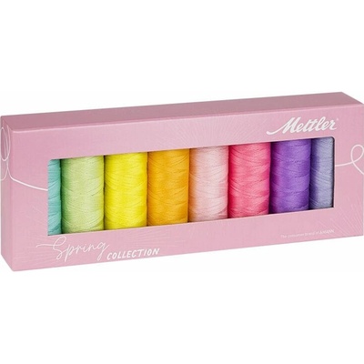 Sada bavlněných nití SILK-FINISH COTTON 50 METTLER (8x150m) - jaro