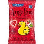 Little Angel Печен царевичен снакс с ягода и ябълка Angelina Без глутен 30г
