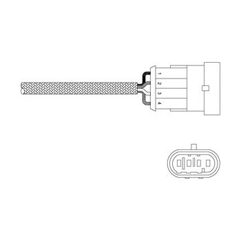 Lambda sonda DELPHI ES20302-12B1 (ES2030212B1)