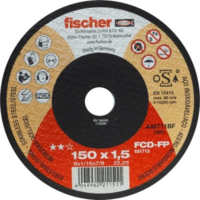 Fischer Řezný kotouč 150 x 1,5 x 22,2 mm 531713