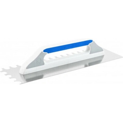 KUBALA Hladítko nerez s polooblými zubami 130x480mm zub 20x15mm